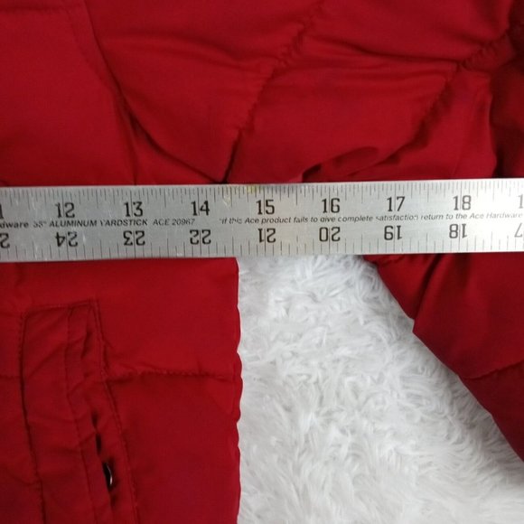 Nautica Boys Jacket Coat Red Insulated Hooded Kids Full Zip  Pockets  Small 4‎ - Picture 10 of 15
